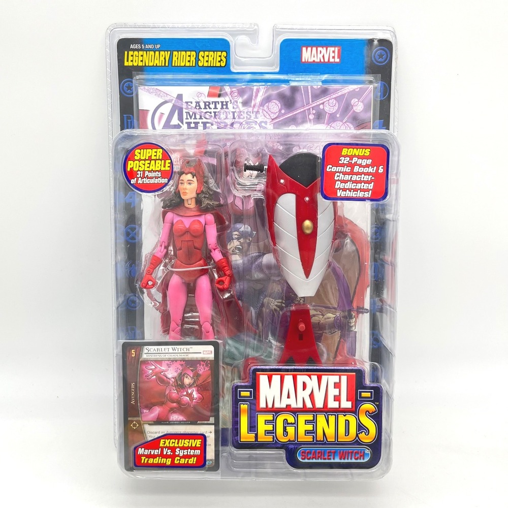 Marvel Legends Scarlet Witch Legendary Rider Series Toy Biz Action Figure 71163